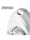 Go Travel EU plug adaptor 25W USB-C fast charge, UK version