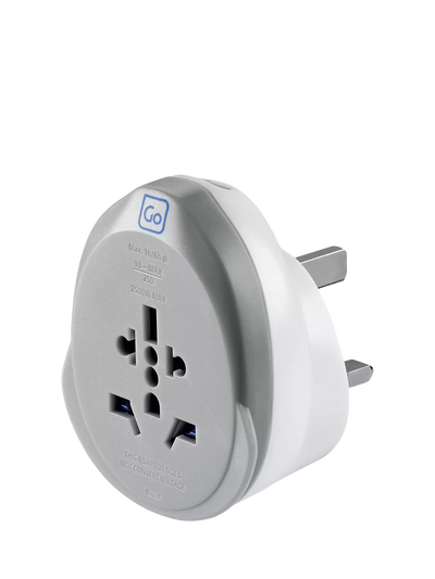 John Lewis Go Travel Worldwide to UK 25W USB-C Fast Charge Plug Adaptor- Buy online at McGrocer
