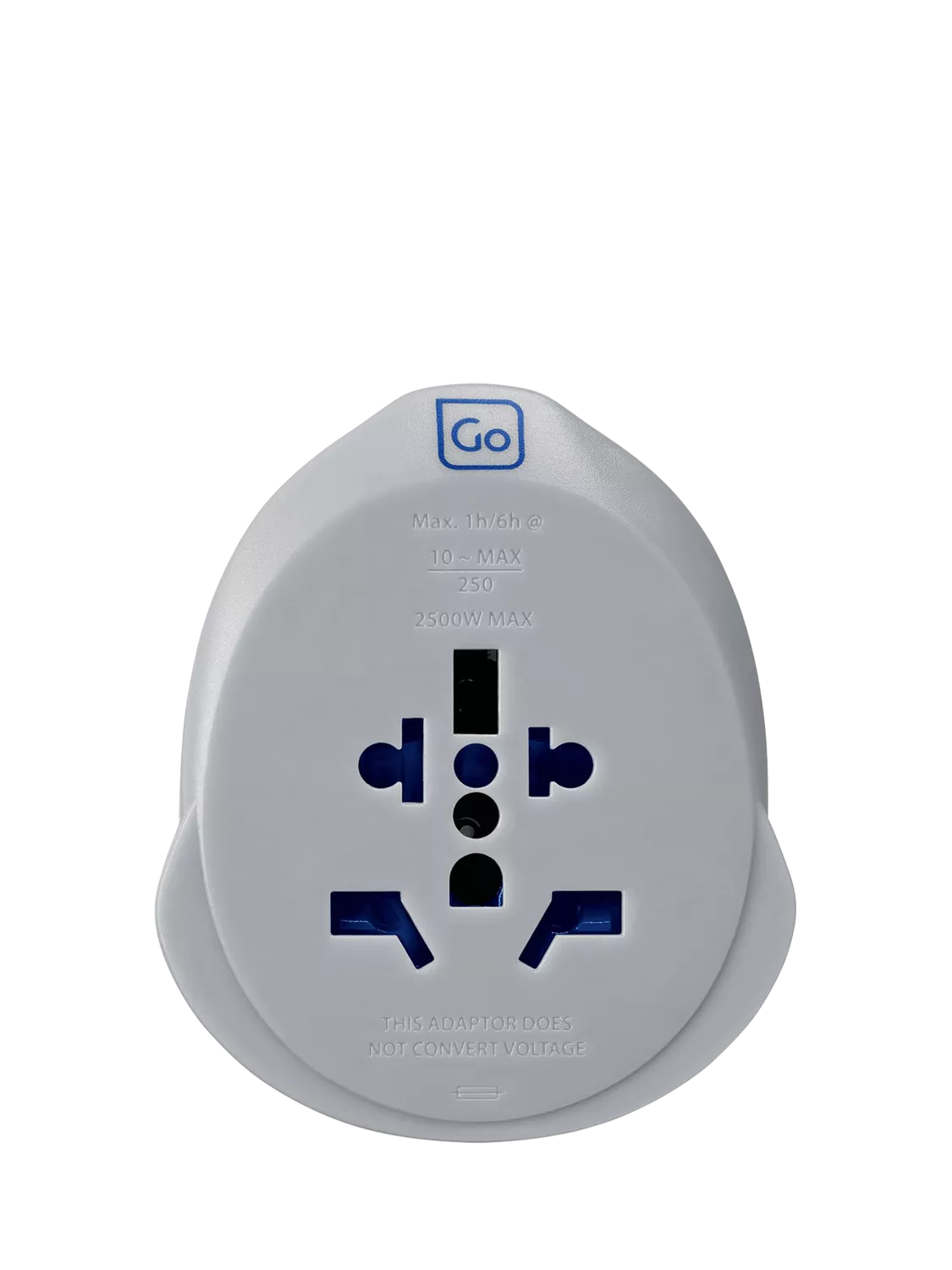 Go Travel plug adaptor worldwide to UK 25W USB-C, imported from the UK