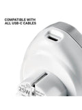 Go Travel plug adaptor worldwide to UK 25W USB-C, imported from the UK