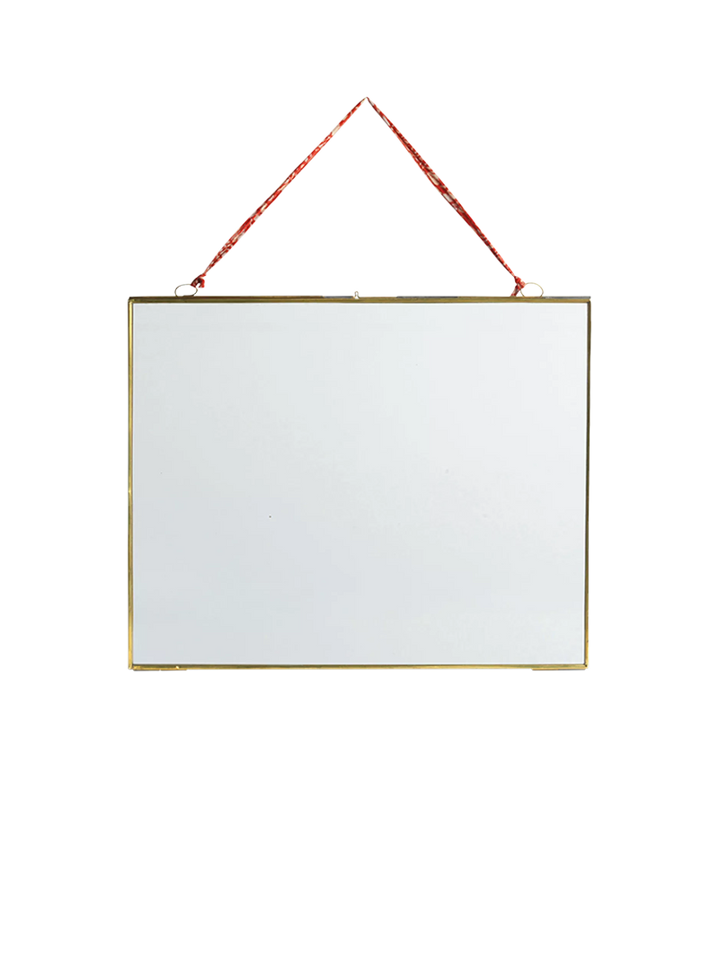 nkuku Kiko Landscape Photo Frame, 4 x 6" (10 x 15cm), Antique Brass