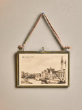 nkuku Kiko landscape photo frame antique brass - British product