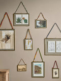nkuku Kiko landscape photo frame antique brass - British product