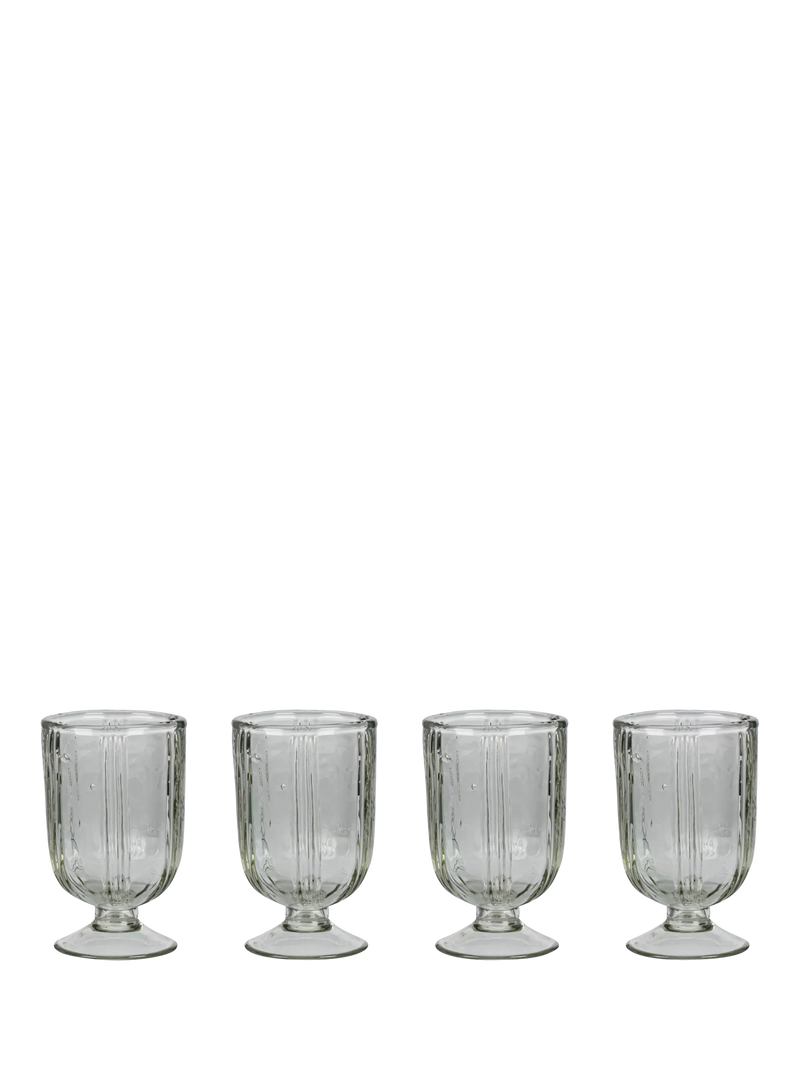 nkuku Sigiri small wine glass set 190ml, imported from the UK