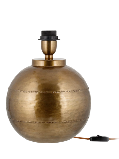 John Lewis nkuku Rasan Hand Bent Metal Table Lamp, Antique Brass- Buy online at McGrocer