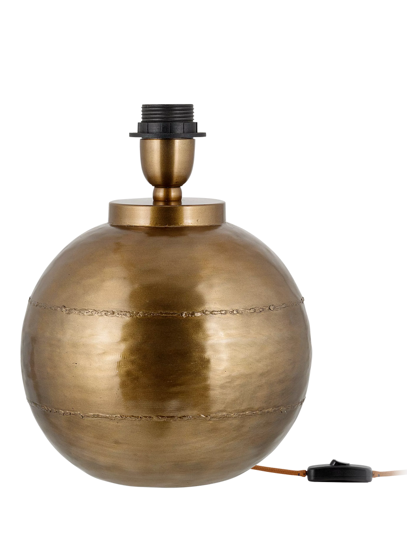 nkuku Rasan table lamp antique brass H25.5cm, UK version