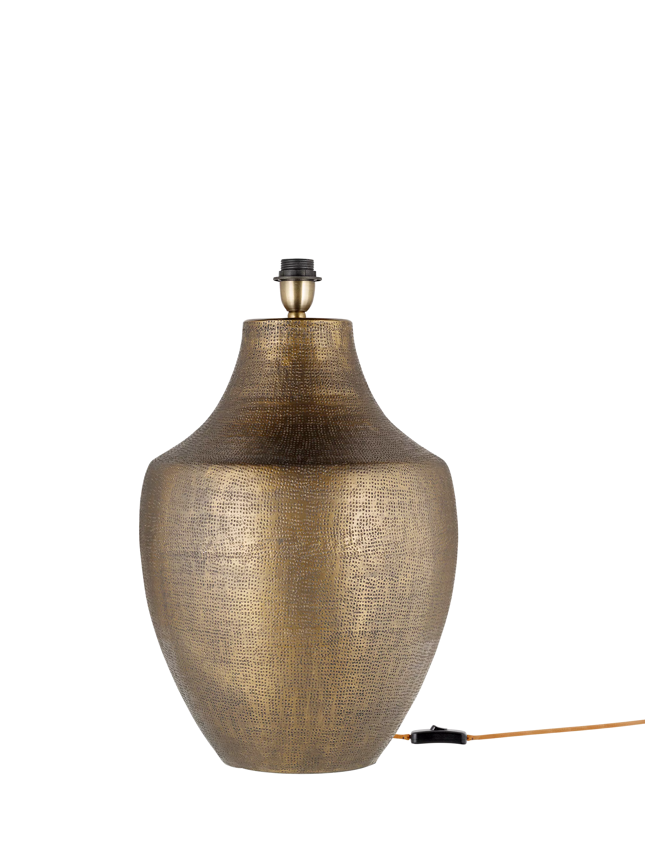 nkuku Tanda XL table lamp antique brass - British product