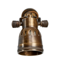 nkuku Tabosa spotlight antique brass wall light (British brand)