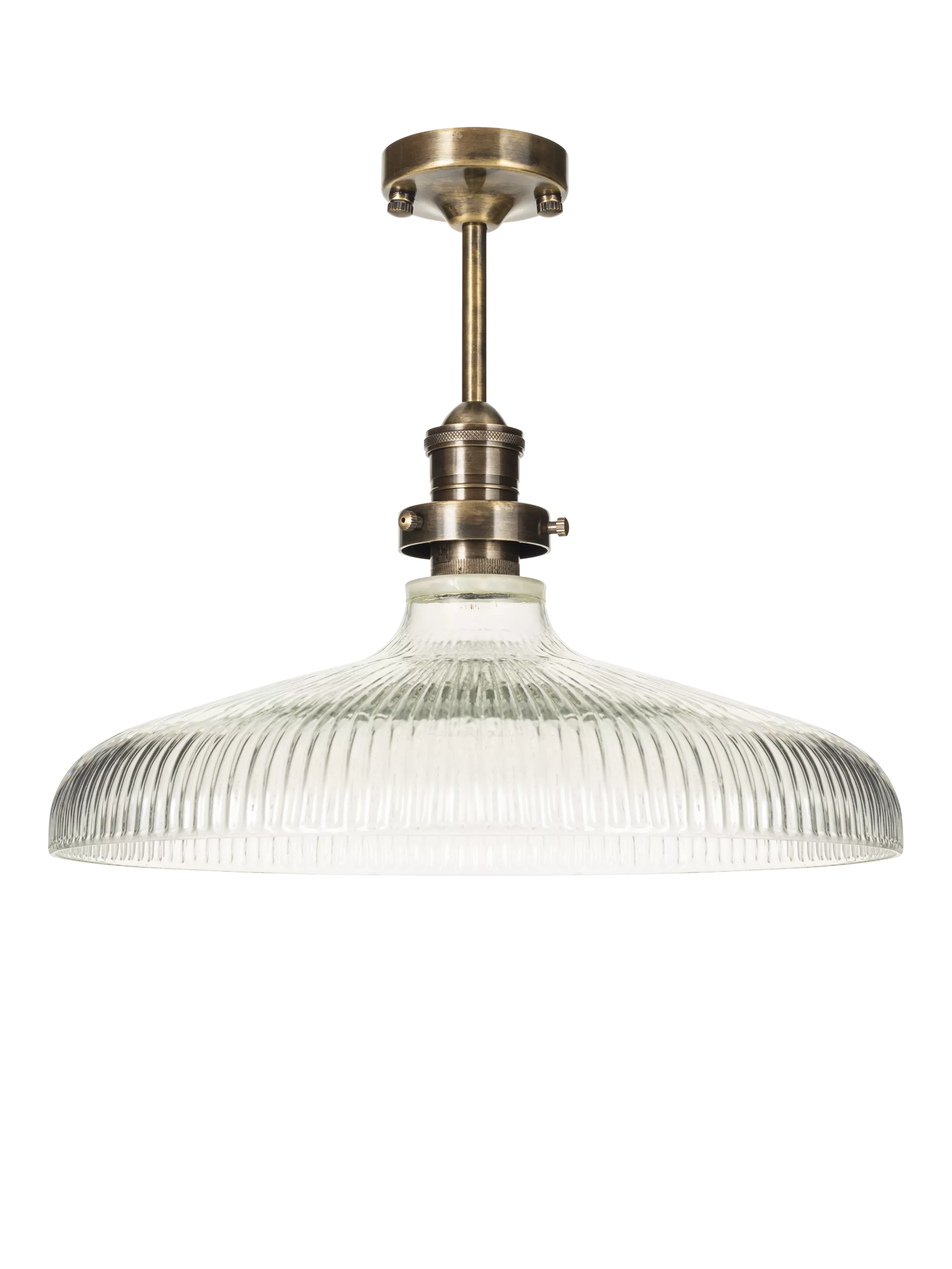 nkuku Zowie ceiling lamp antique brass, UK version