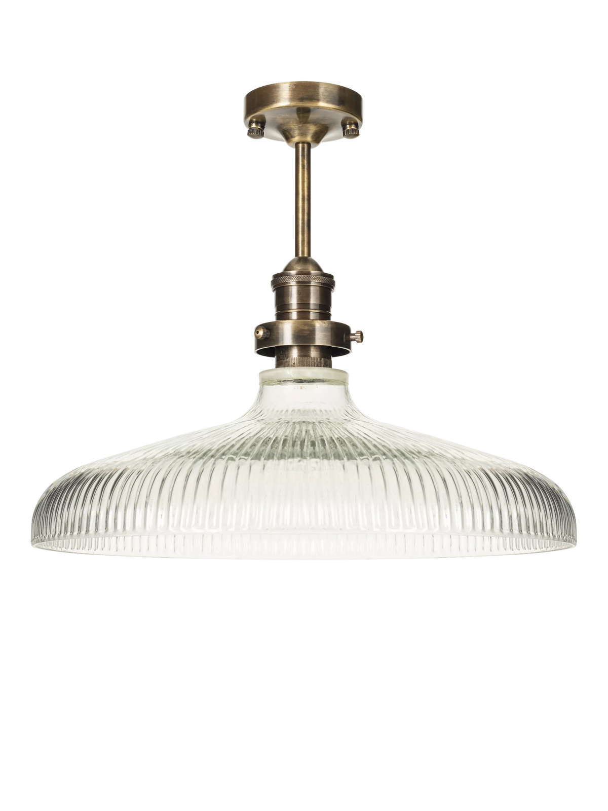 nkuku Zowie ceiling lamp antique brass, UK version