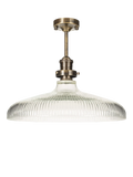 nkuku Zowie ceiling lamp antique brass, UK version