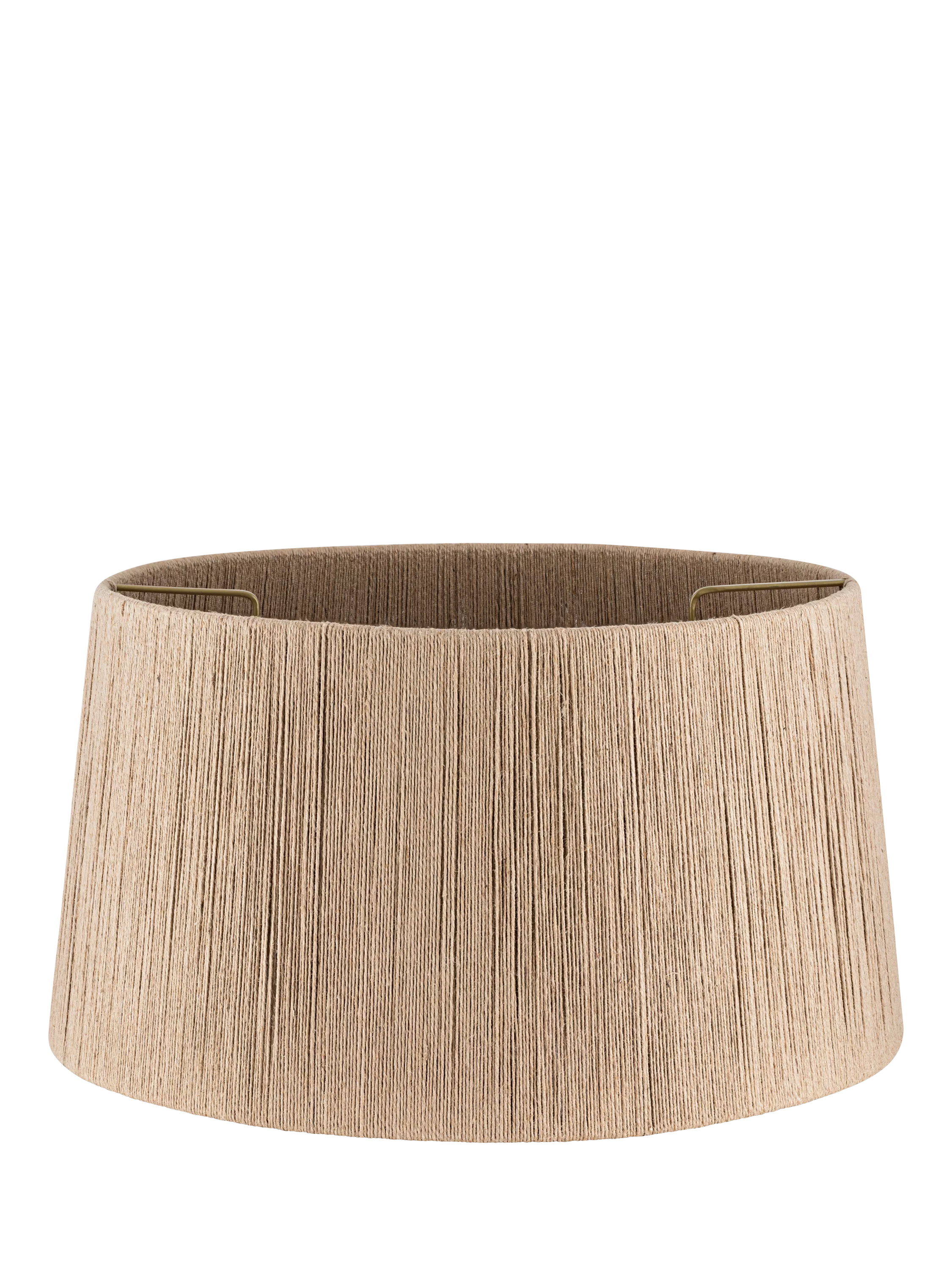nkuku Tiwa jute tapered lampshade natural, UK version