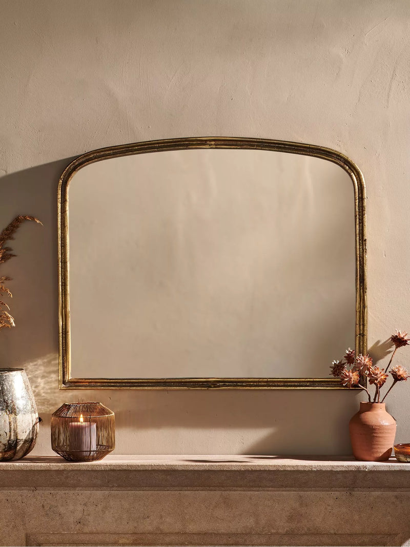 nkuku arched wall mirror 65x80cm, imported from the UK