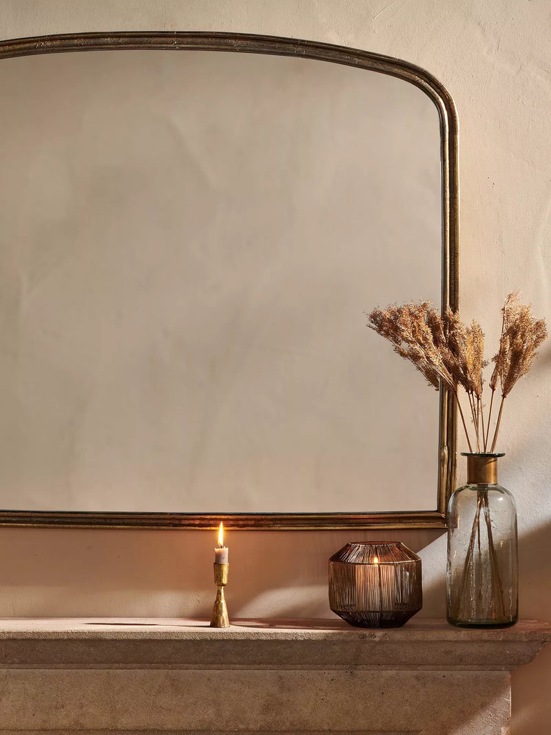 nkuku arched wall mirror 65x80cm, imported from the UK