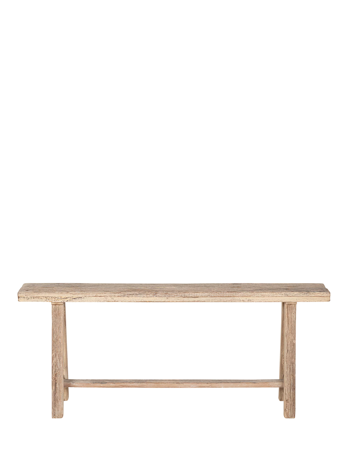 nkuku Ibo Long Bench natural finish (British brand)
