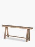 nkuku Ibo Long Bench natural finish (British brand)