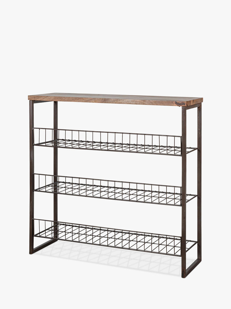 nkuku Kiyoma tall shelving unit natural, imported from the UK