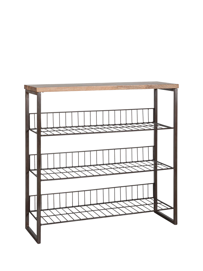 nkuku Kiyoma tall shelving unit natural, imported from the UK