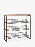 nkuku Kiyoma tall shelving unit natural, imported from the UK