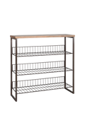 nkuku Kiyoma tall shelving unit natural, imported from the UK
