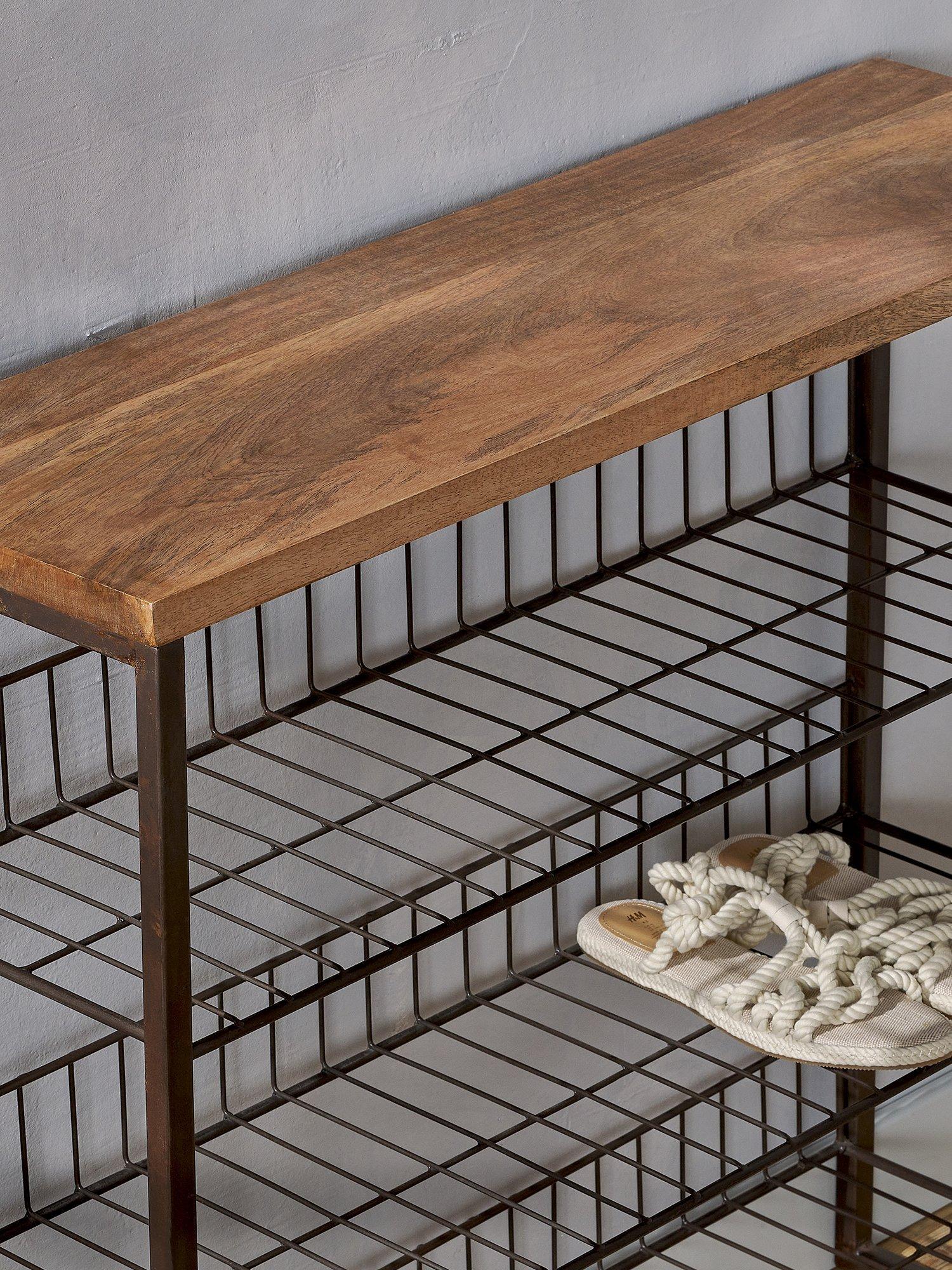 nkuku Kiyoma tall shelving unit natural, imported from the UK
