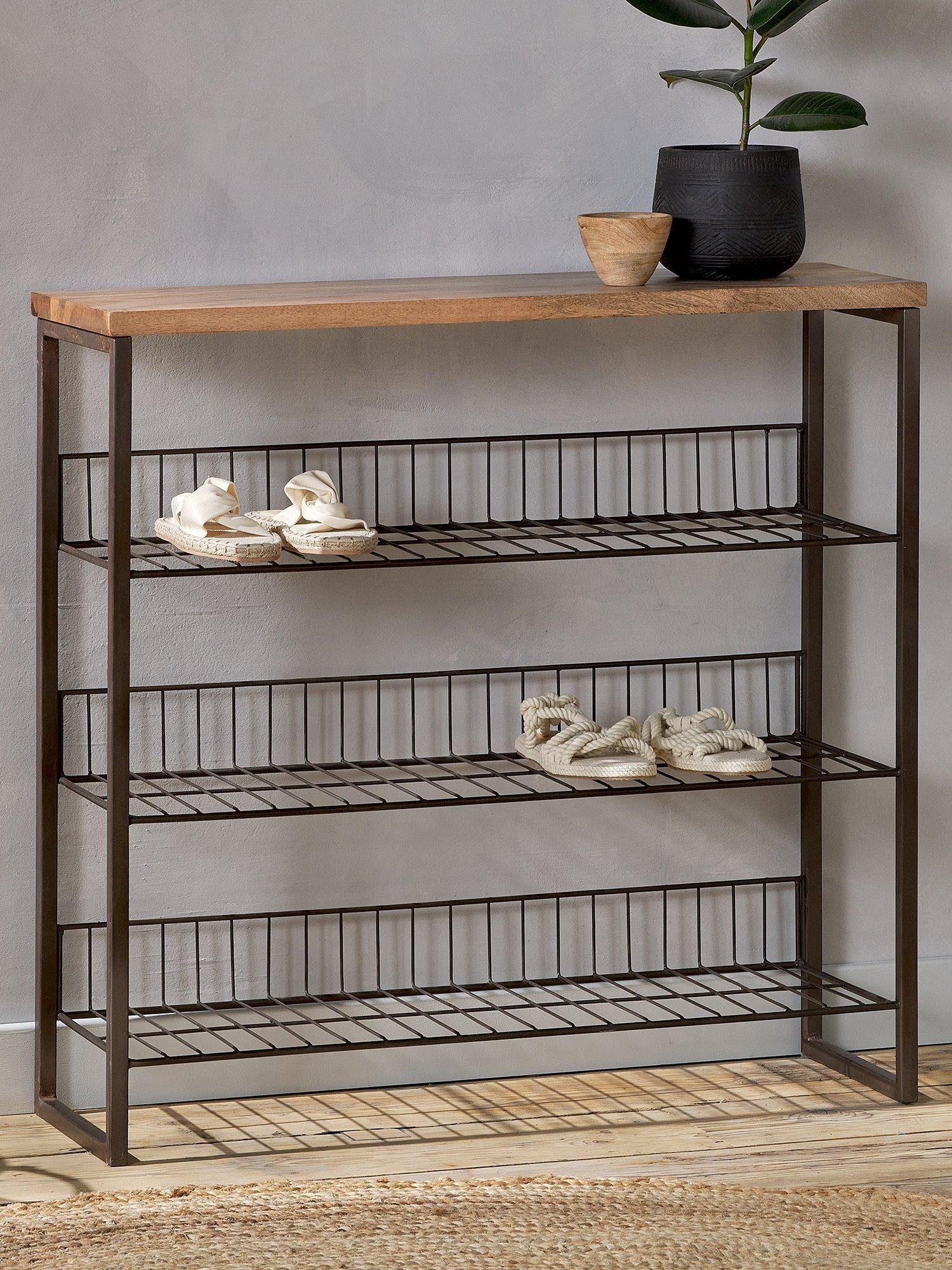 nkuku Kiyoma tall shelving unit natural, imported from the UK