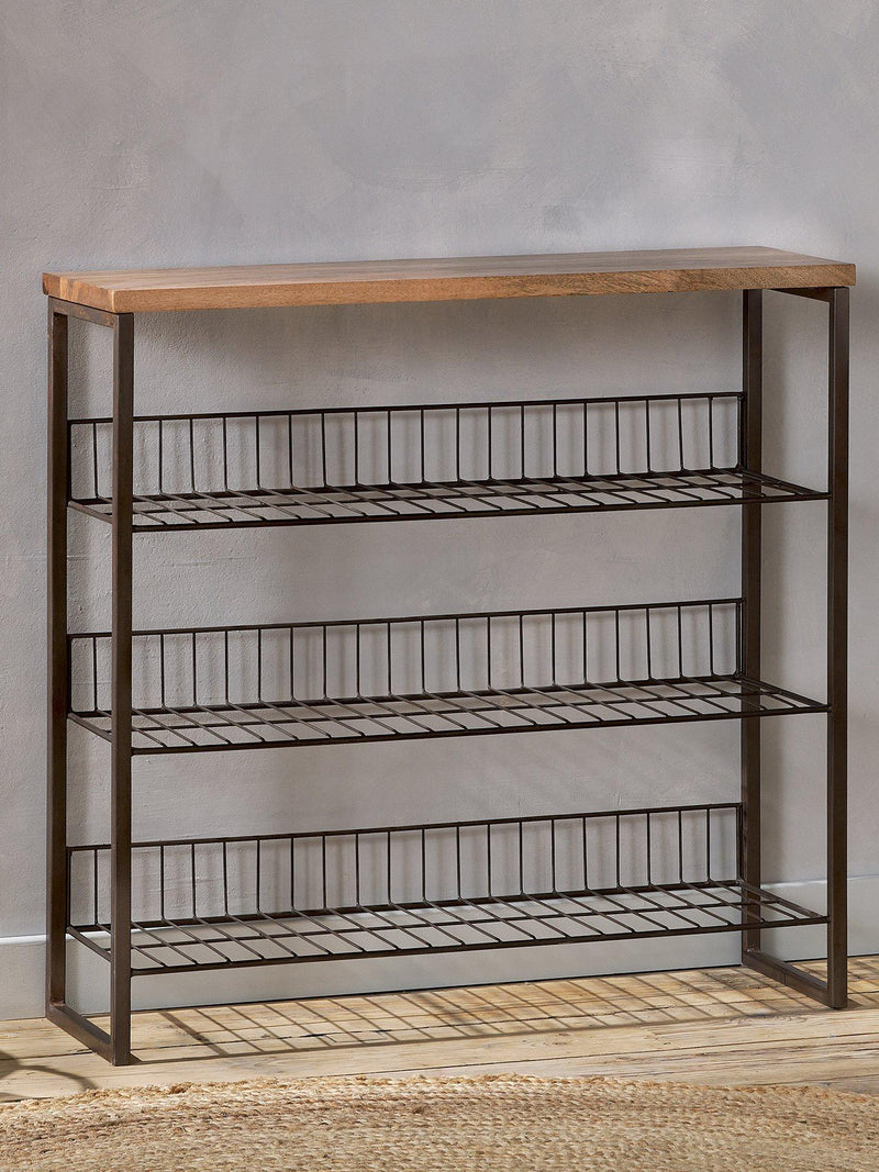 nkuku Kiyoma tall shelving unit natural, imported from the UK