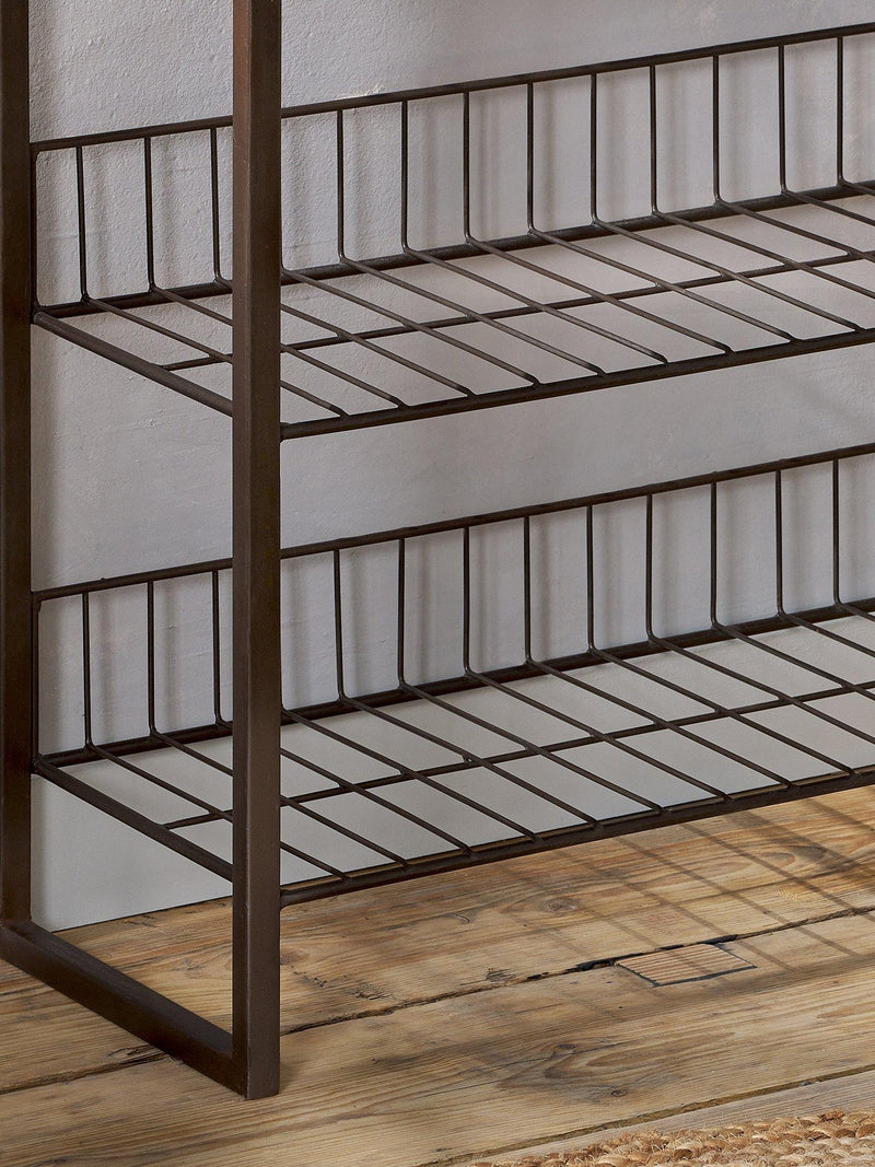 nkuku Kiyoma tall shelving unit natural, imported from the UK