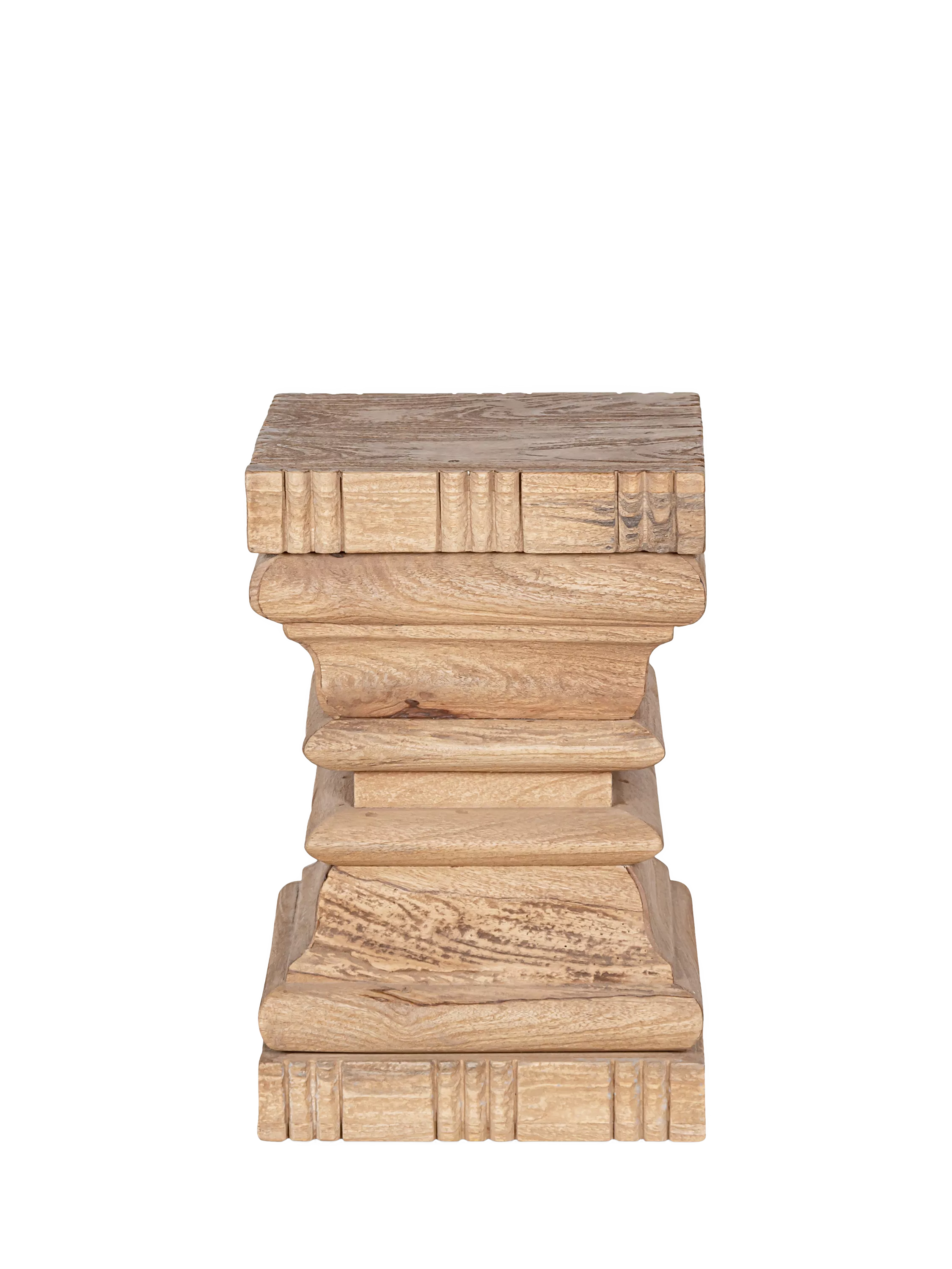 nkuku Disha side table natural mango wood - British product