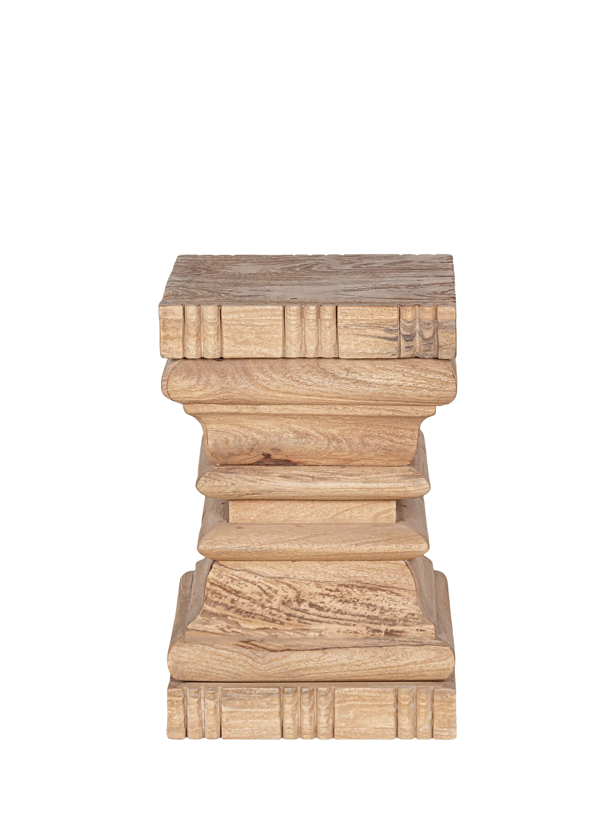 nkuku Disha side table natural mango wood - British product