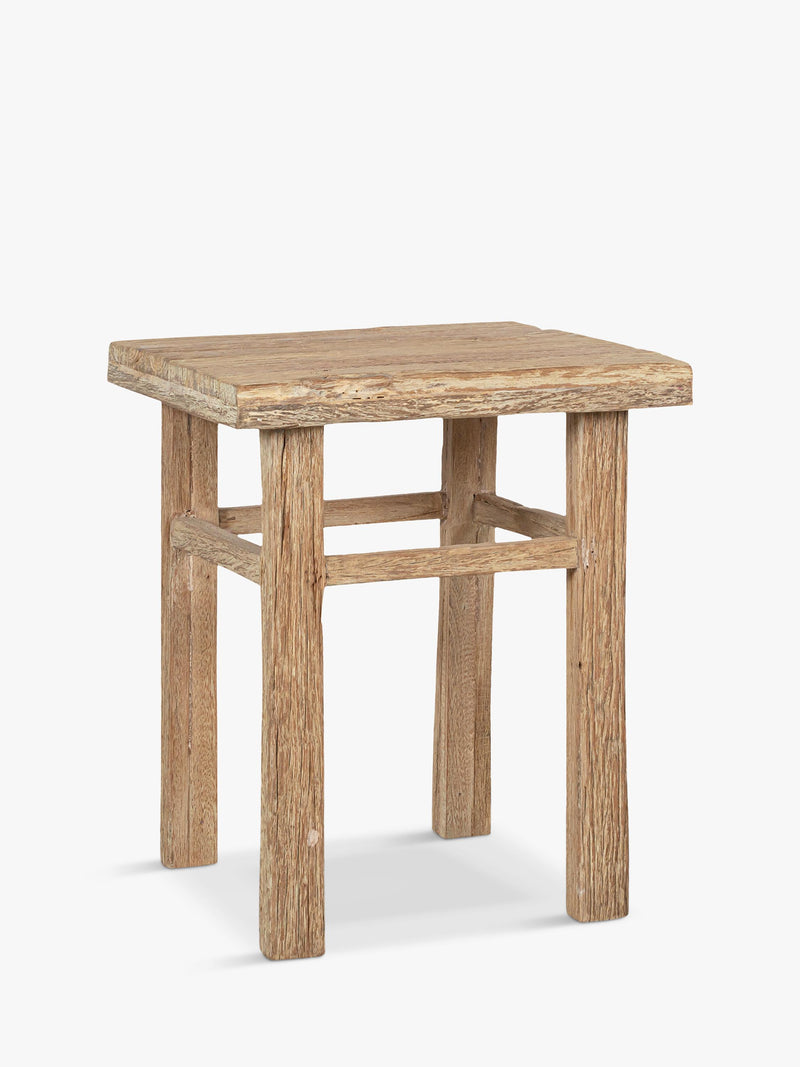 nkuku Ibo side table natural finish, imported from the UK