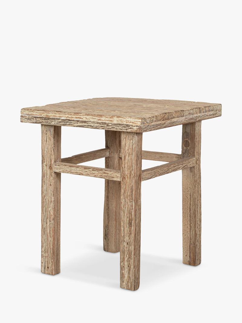 nkuku Ibo side table natural finish, imported from the UK