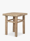 nkuku Ibo side table natural finish, imported from the UK