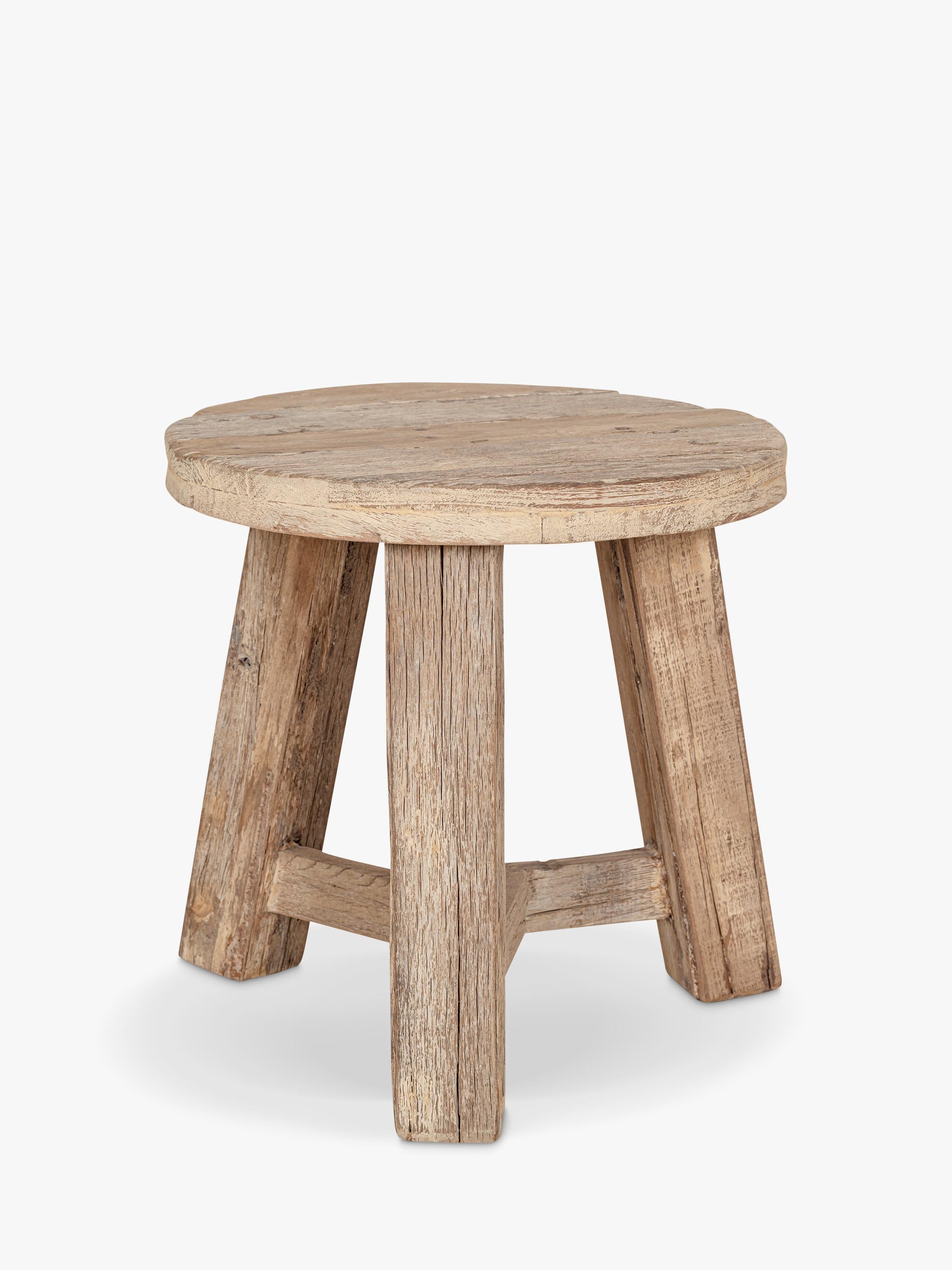nkuku Ibo round side table natural, UK version