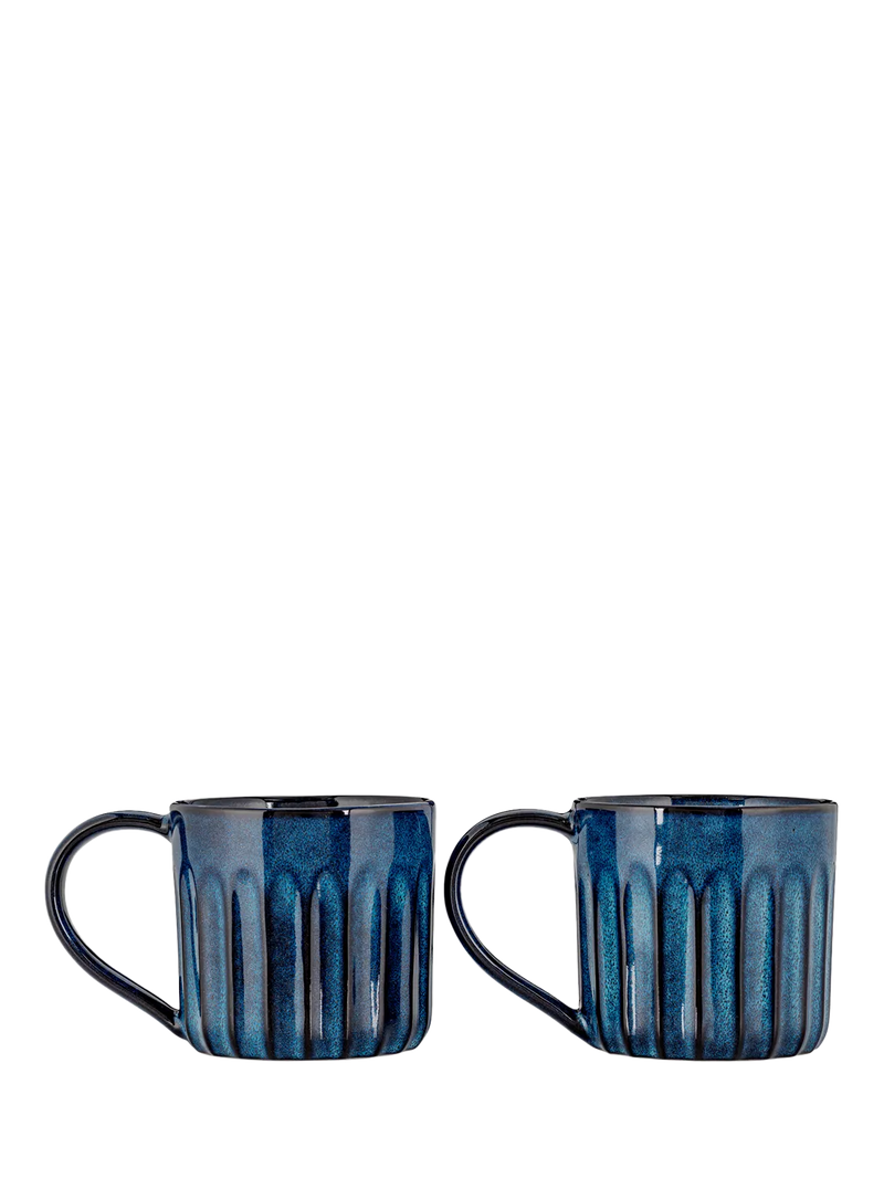 nkuku Moda mug set deep blue 300ml, imported from the UK