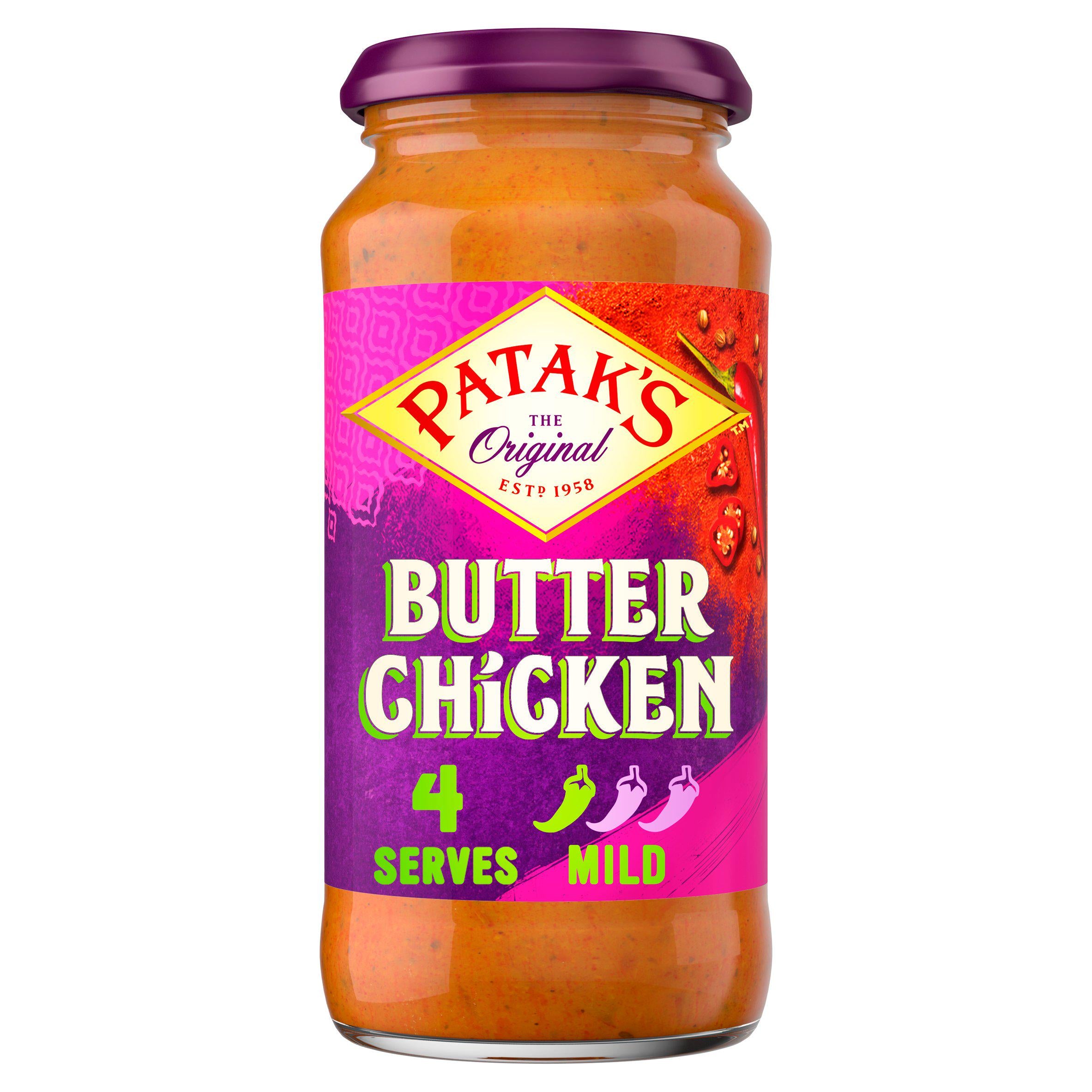 Patak's Butter Chicken Curry Sauce 450g Indian Sainsburys   