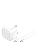 Belkin 30W USB-C wall charger with cable white, UK version