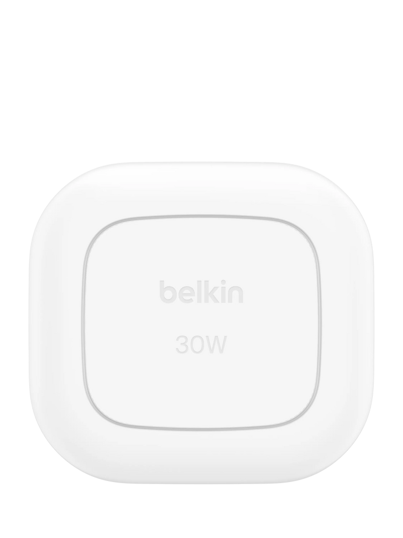 Belkin 30W USB-C wall charger with cable white, UK version
