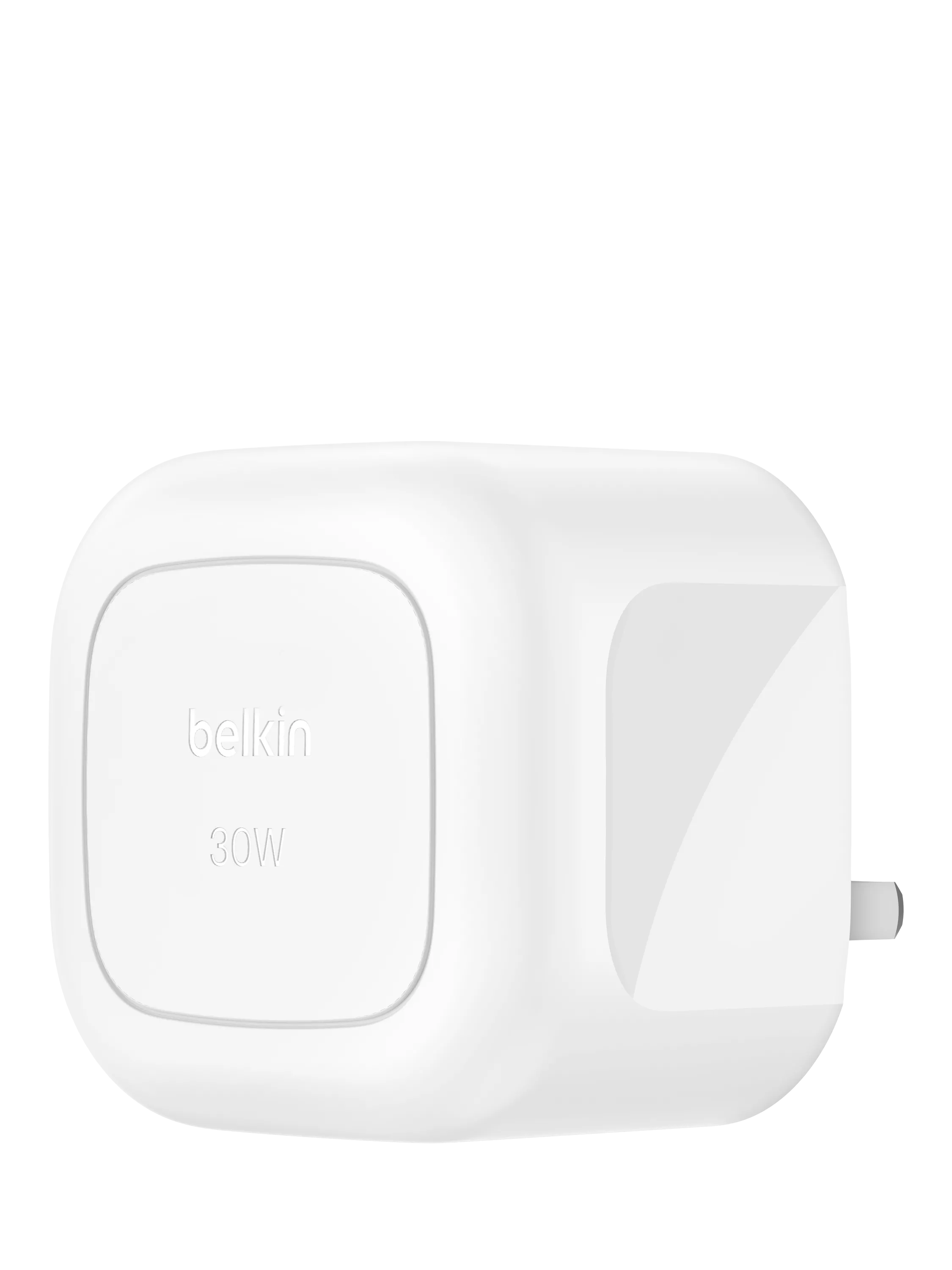 Belkin BoostCharge 30W USB-C wall charger white, imported from the UK