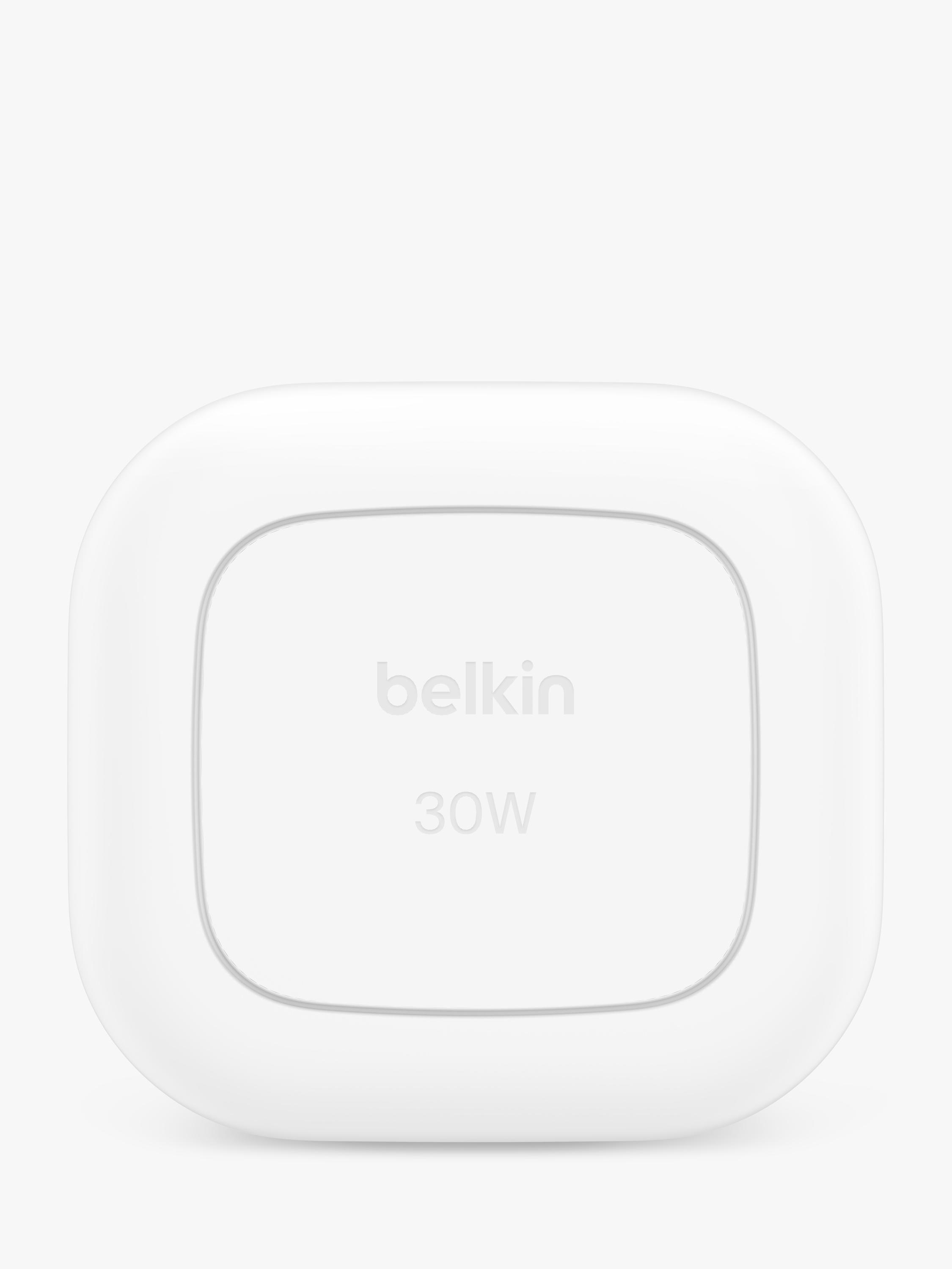 Belkin BoostCharge 30W USB-C wall charger white, imported from the UK