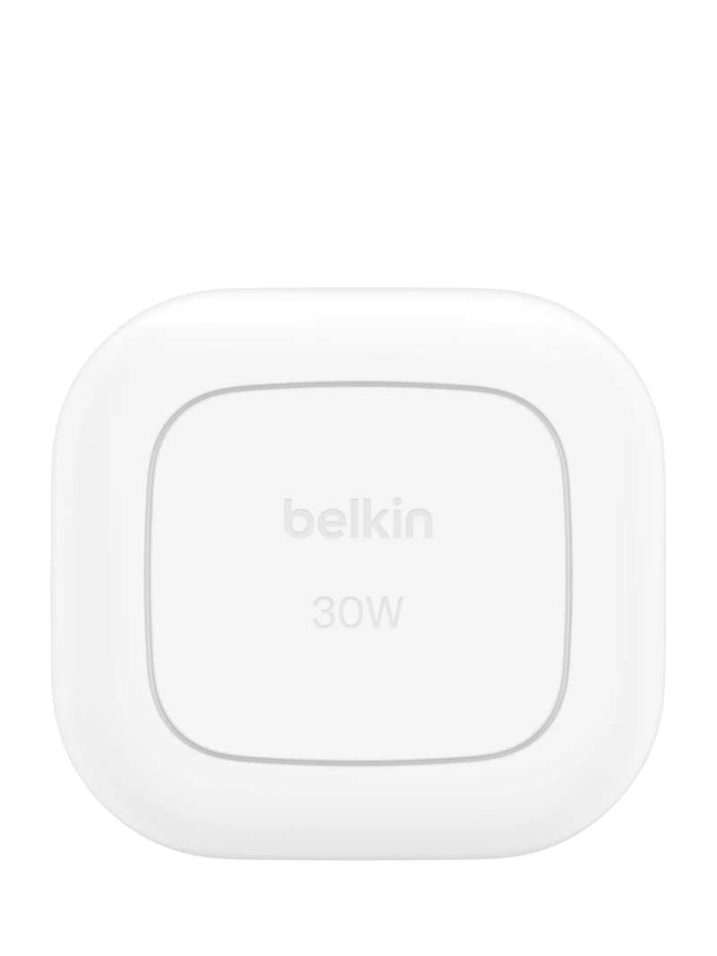 Belkin BoostCharge 30W USB-C wall charger white, imported from the UK