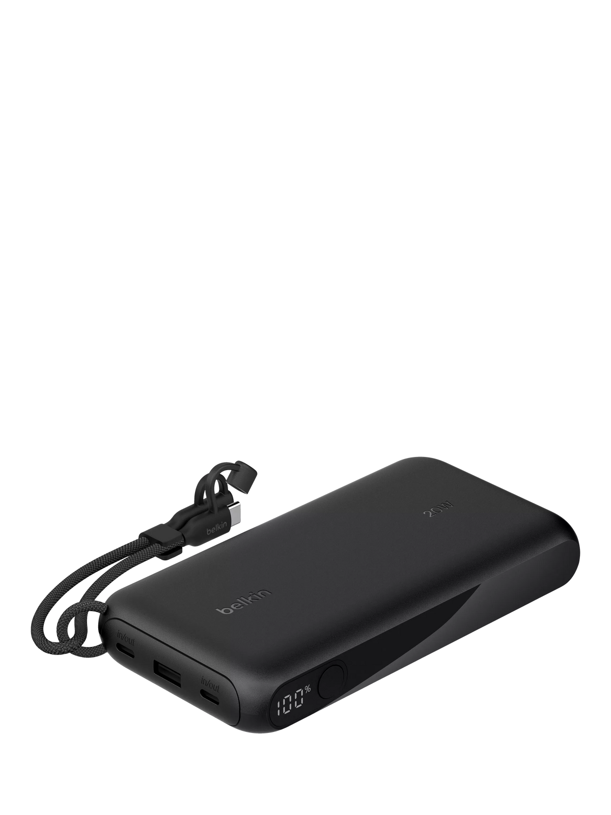 Belkin 20W USB-C power bank 20K black - British product