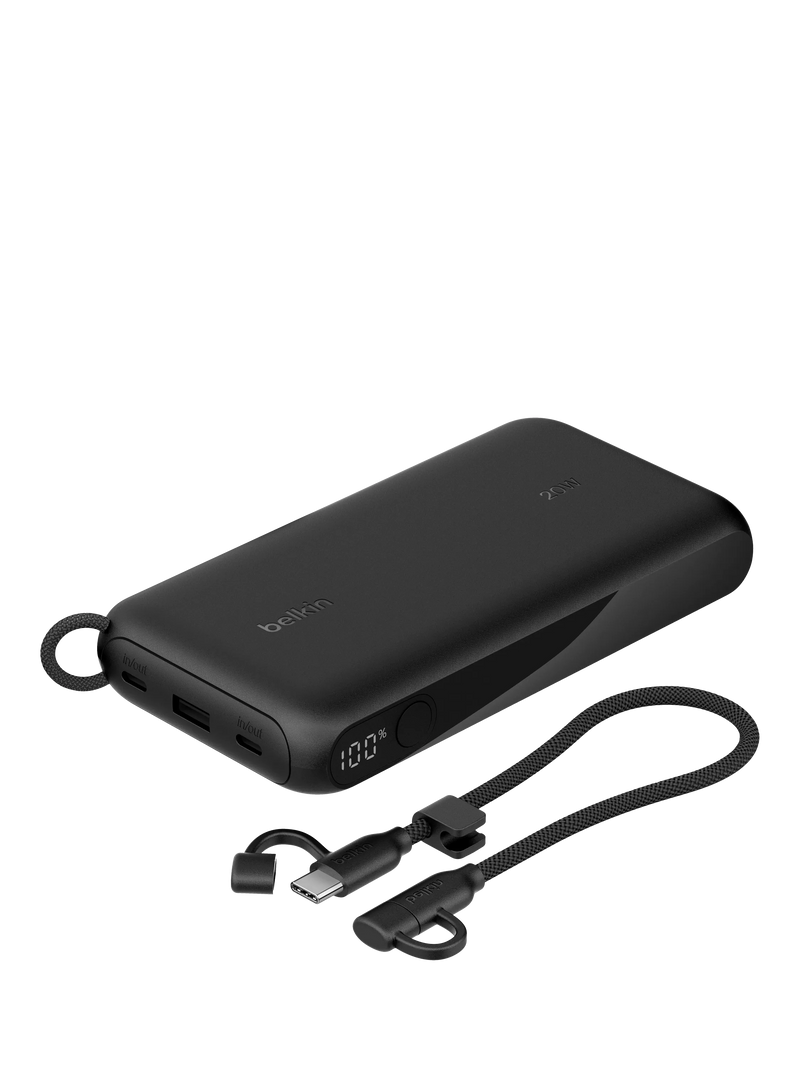 Belkin 20W USB-C power bank 20K black - British product