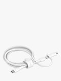 Belkin 2-in-1 USB-C Lightning cable white 1.5m, imported from the UK
