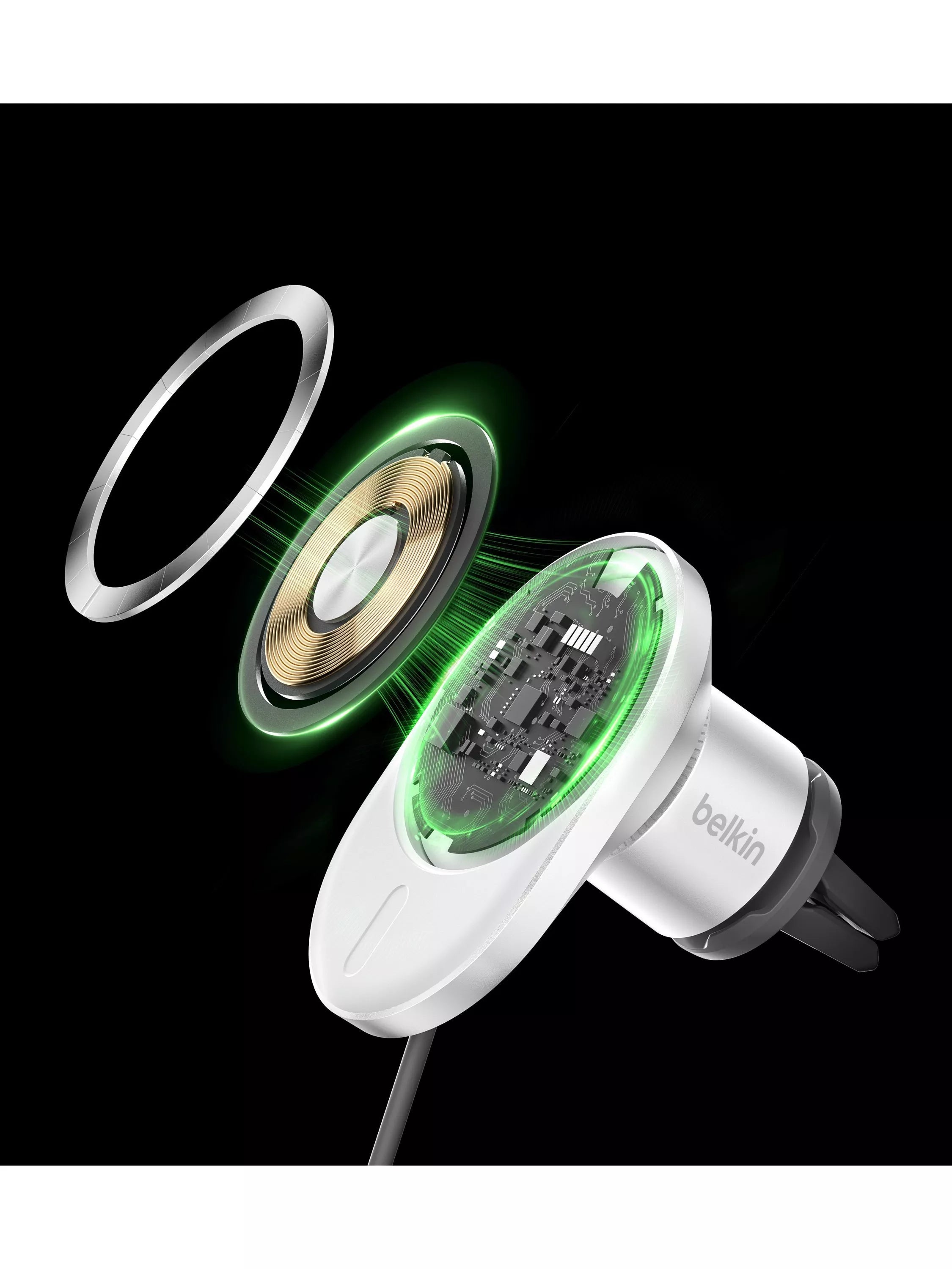 Belkin BoostCharge Pro magnetic wireless car charger 15W - British product