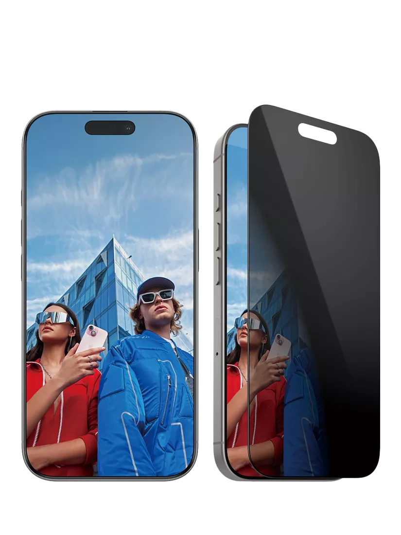 PanzerGlass privacy screen protector for iPhone 16 Pro - British product