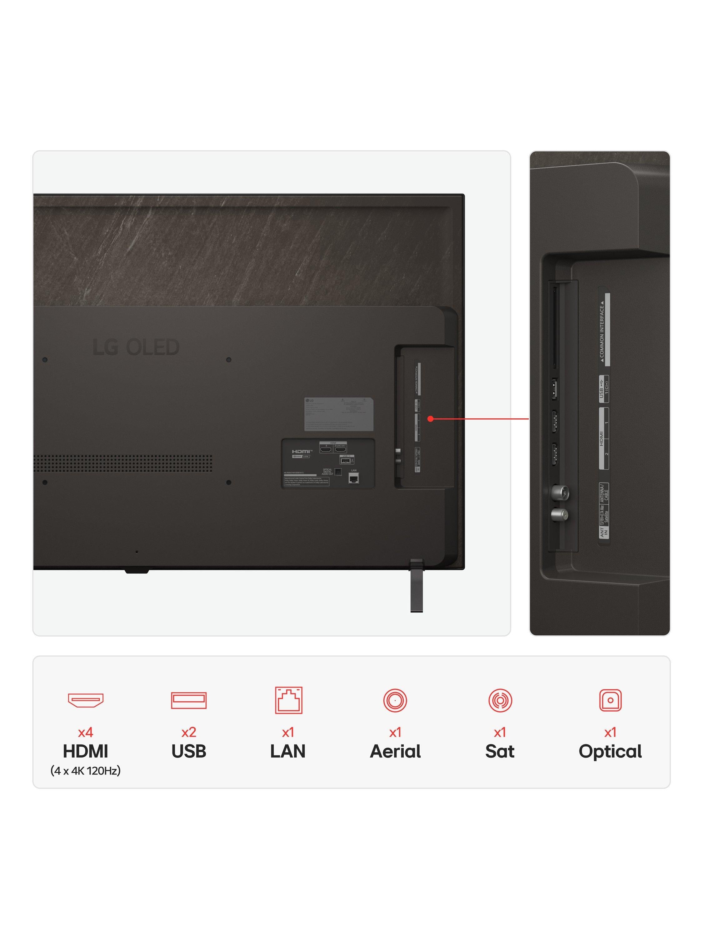 LG OLED B56 48 inch 4K HDR smart TV (British brand)