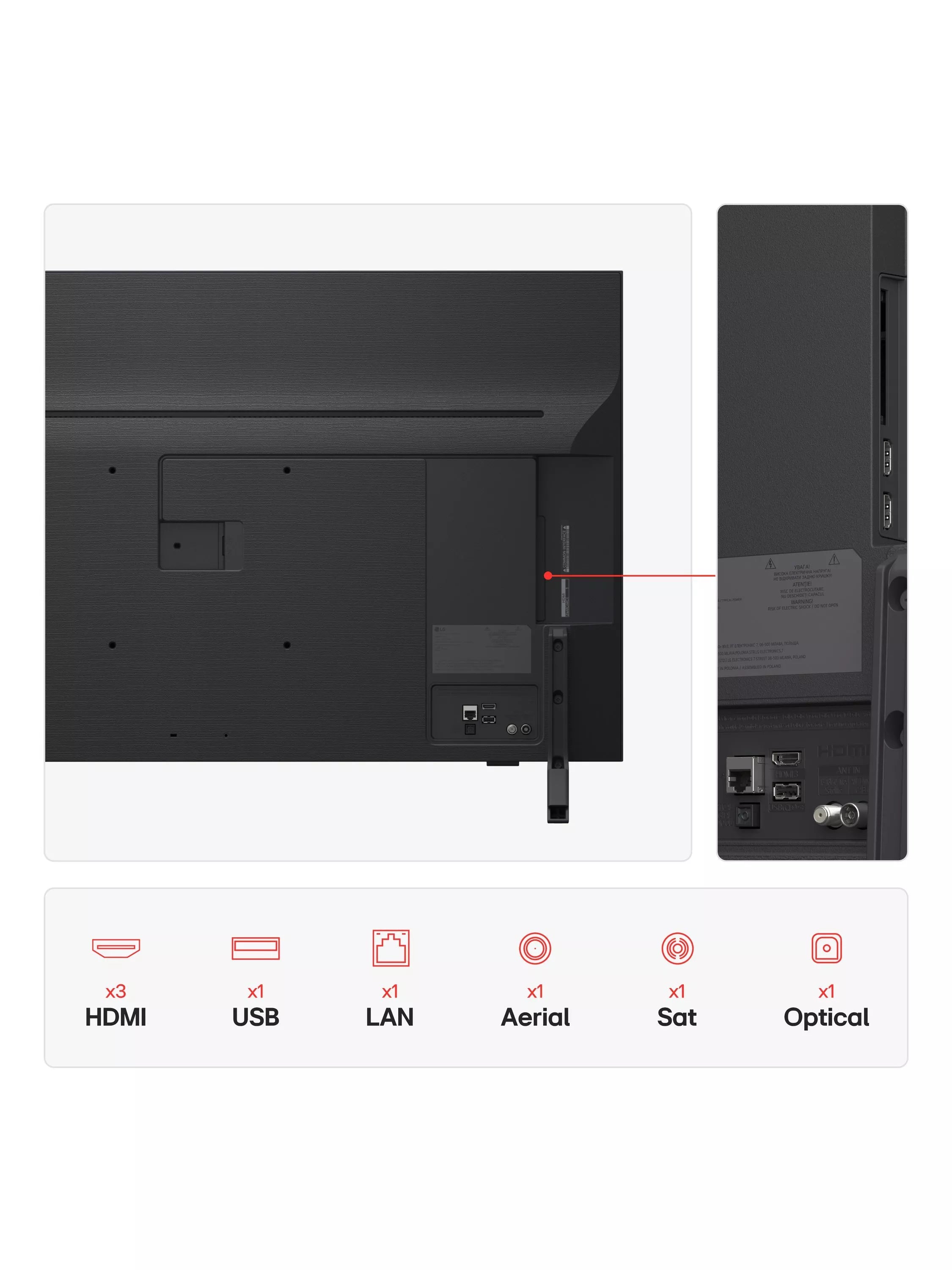 LG QNED82 43 inch 4K smart TV 2025 - British product
