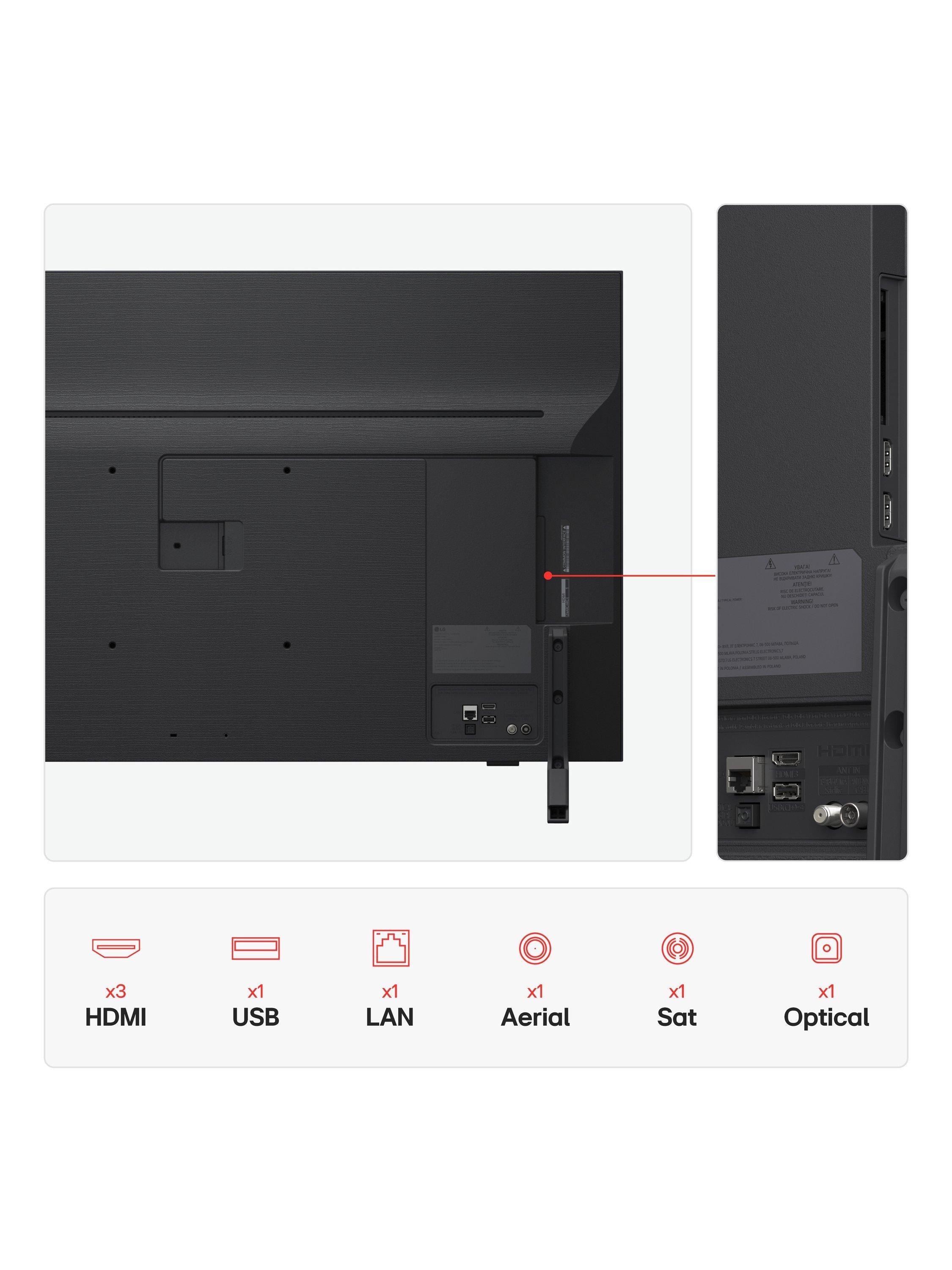 LG QNED82 43 inch 4K smart TV 2025 - British product