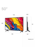LG QNED 4K HDR smart TV 50 inch, UK version